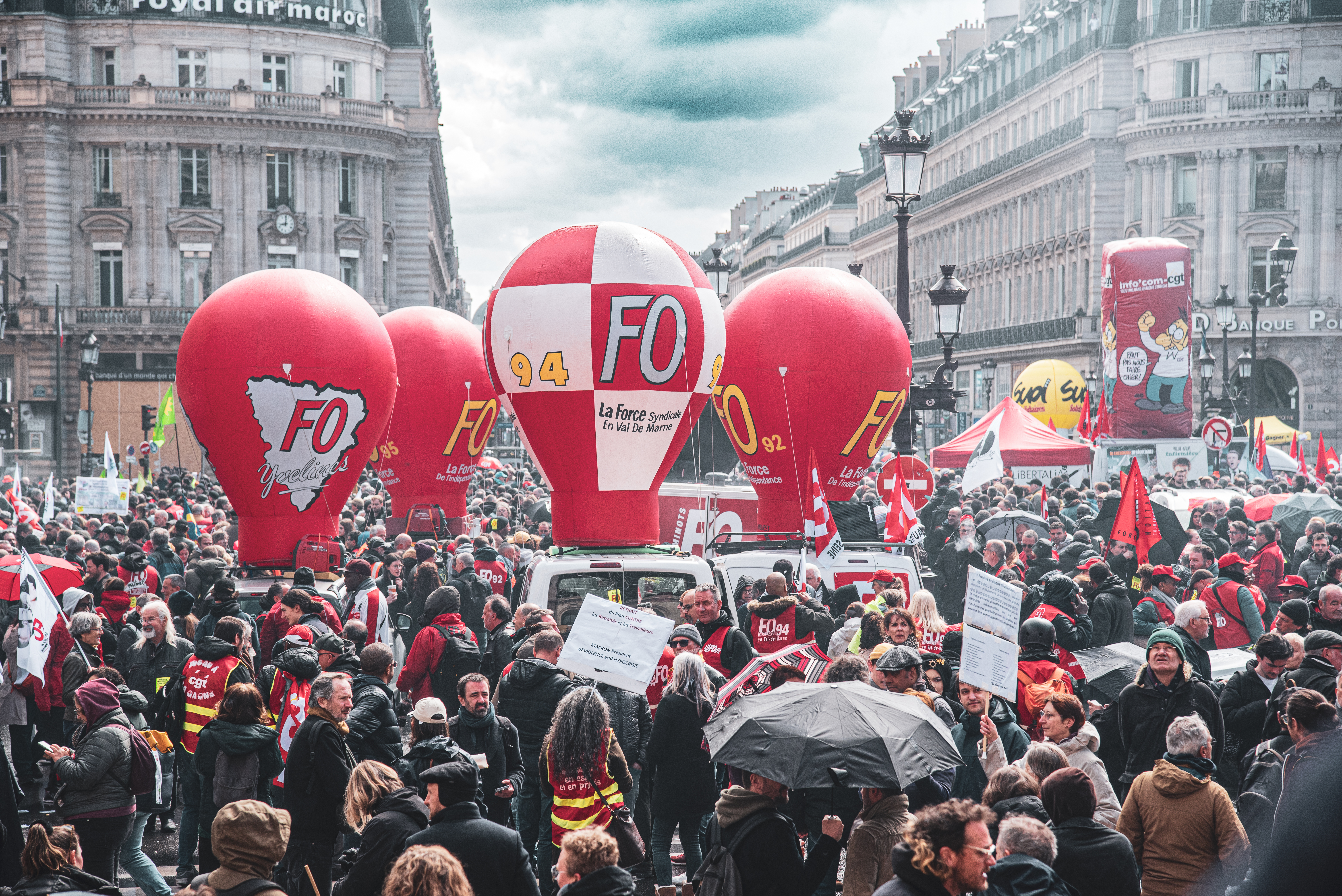 Manifestation contre la réforme des retraites, Paris, avril 2023